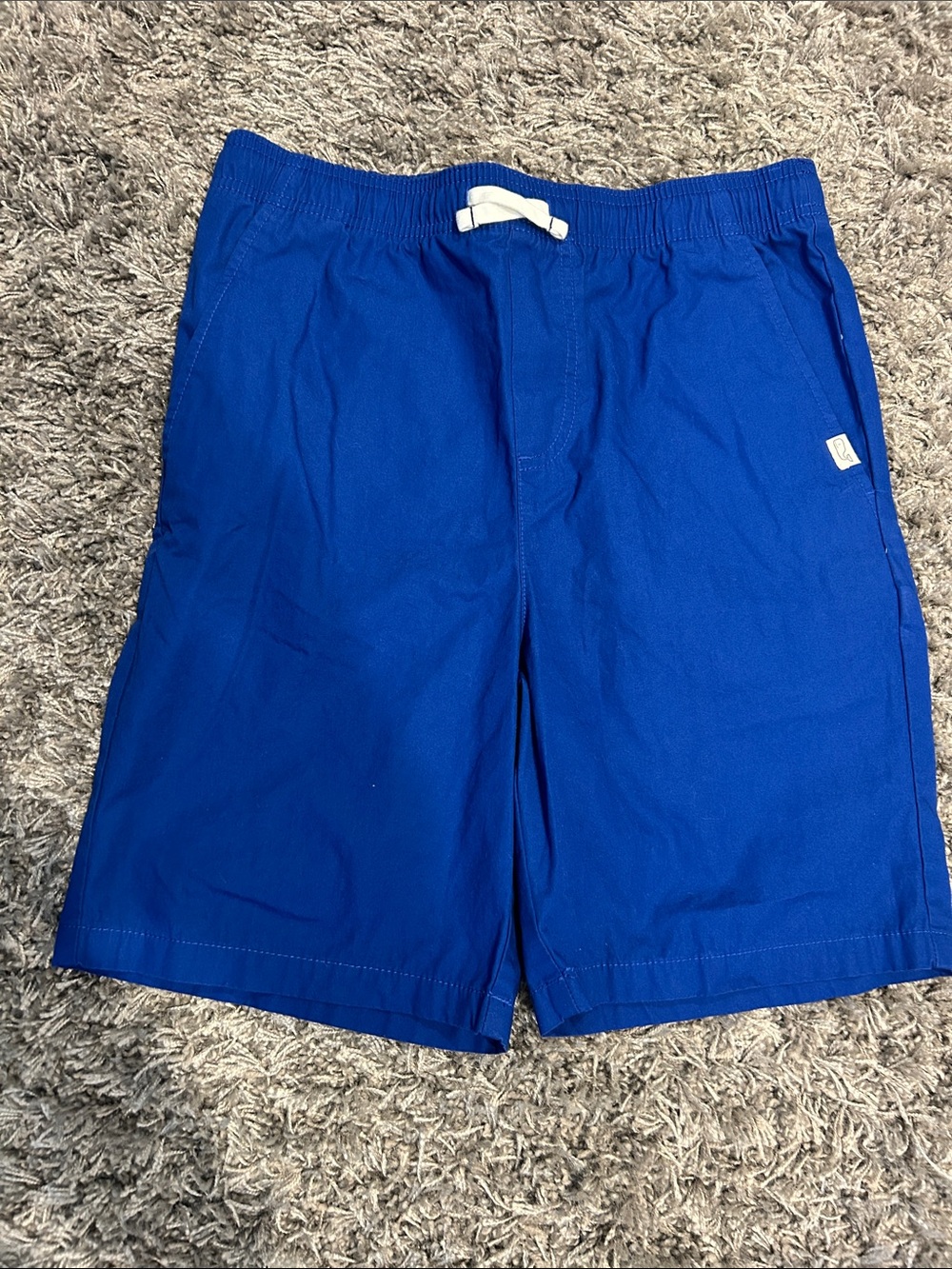 Vineyard Vines Boys Bright Blue Elastic-Waist Shorts